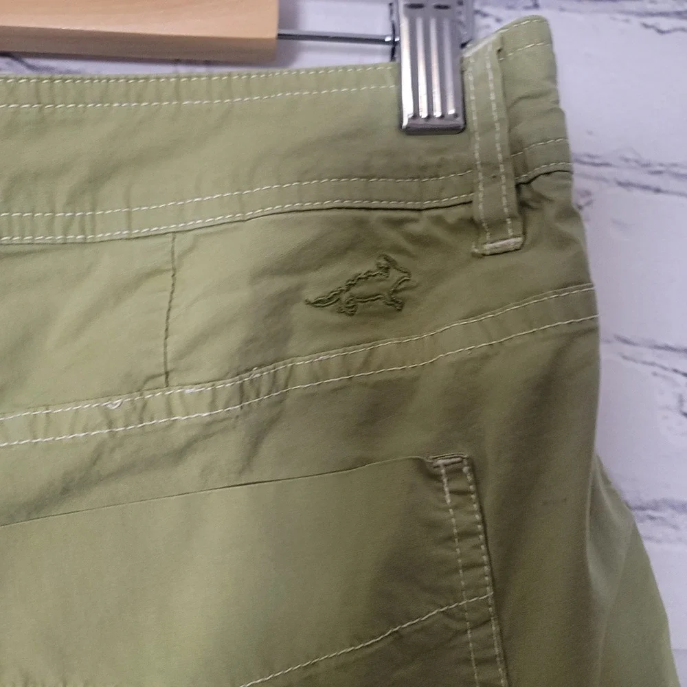 Horny Toad Womens Olive‎ Green Organic Cotton Utility Hiking Shorts 10 Gorpcore